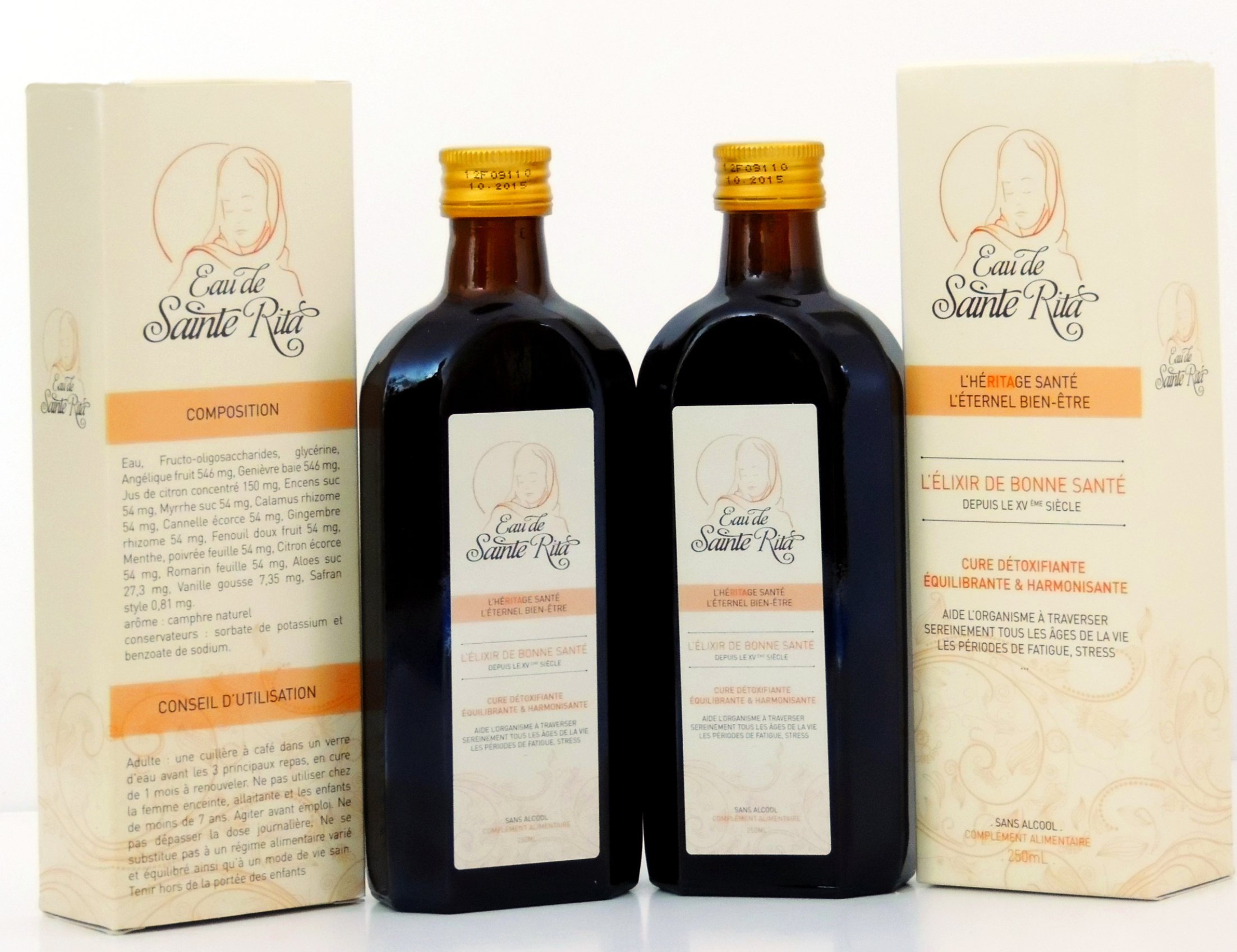 Eau de Sainte Rita SANS alcool (250ml)